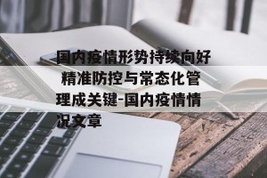 国内疫情形势持续向好 精准防控与常态化管理成关键-国内疫情情况文章
